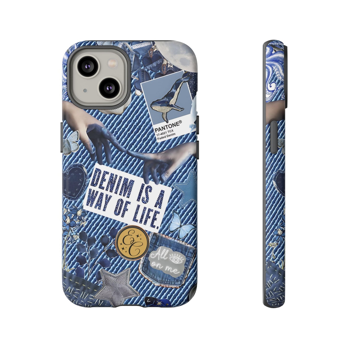 Denim Texture Tough Phone Case