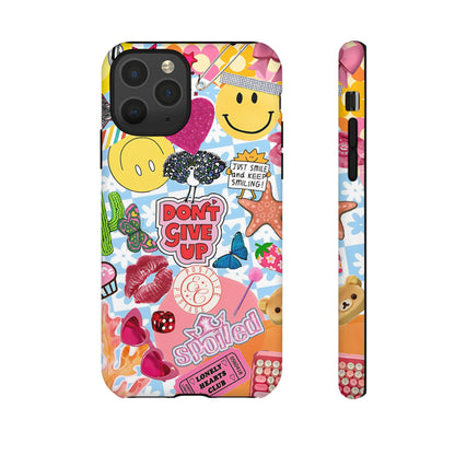 Pop Art Collage Tough Phone Case