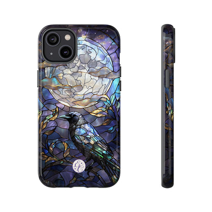 Stained Glass Raven Tough Phone Case