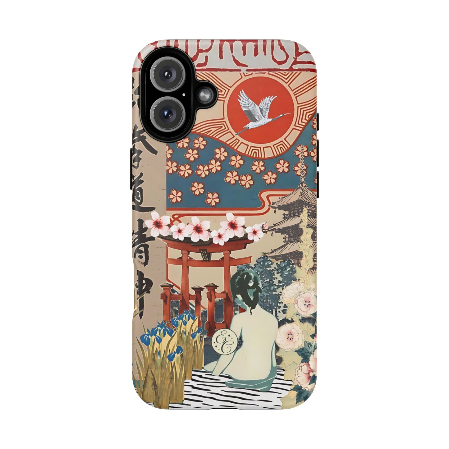 Japanese Style Art Tough Phone Case