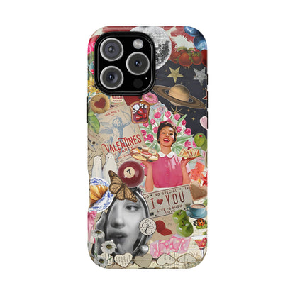 Retro Aesthetic Collage Art Tough Phone Case