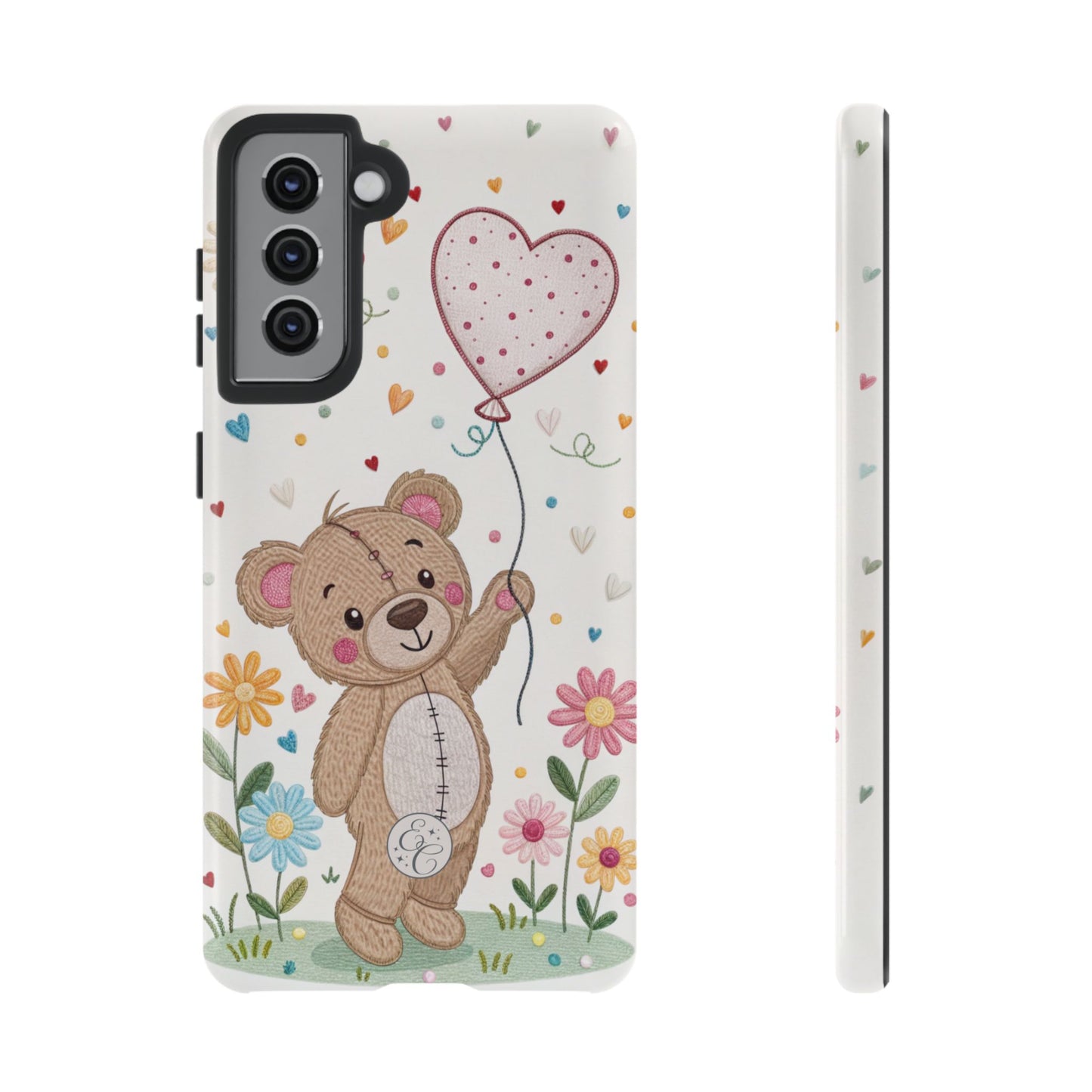 Cute Teddy Bear Tough Phone Case