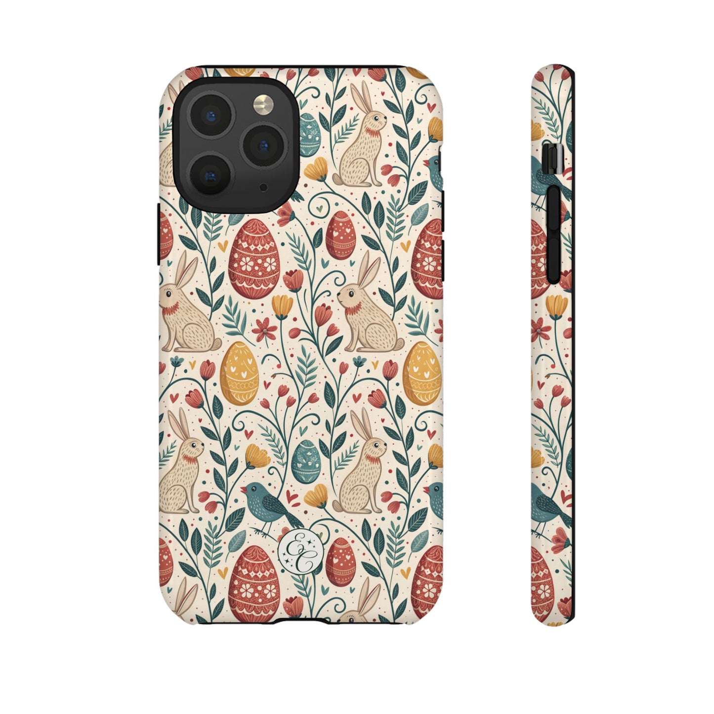 Vintage Easter Pattern Tough Phone Case