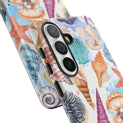 Colorful Sea Shells Tough Phone Case