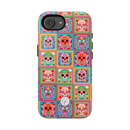 Colorful Sugar Skull Halloween Phone Case