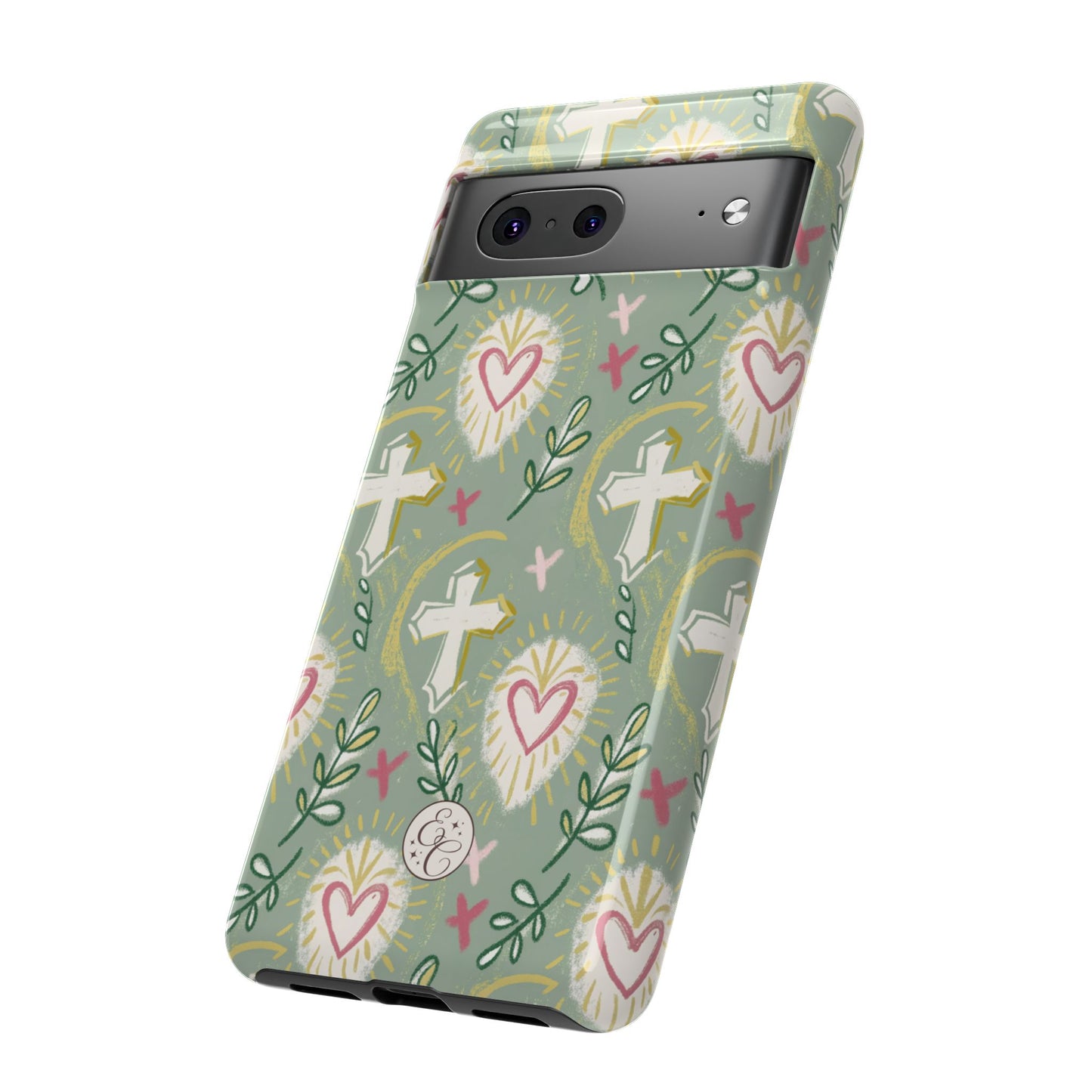 Christian Cross Boho Pattern Tough Phone Case