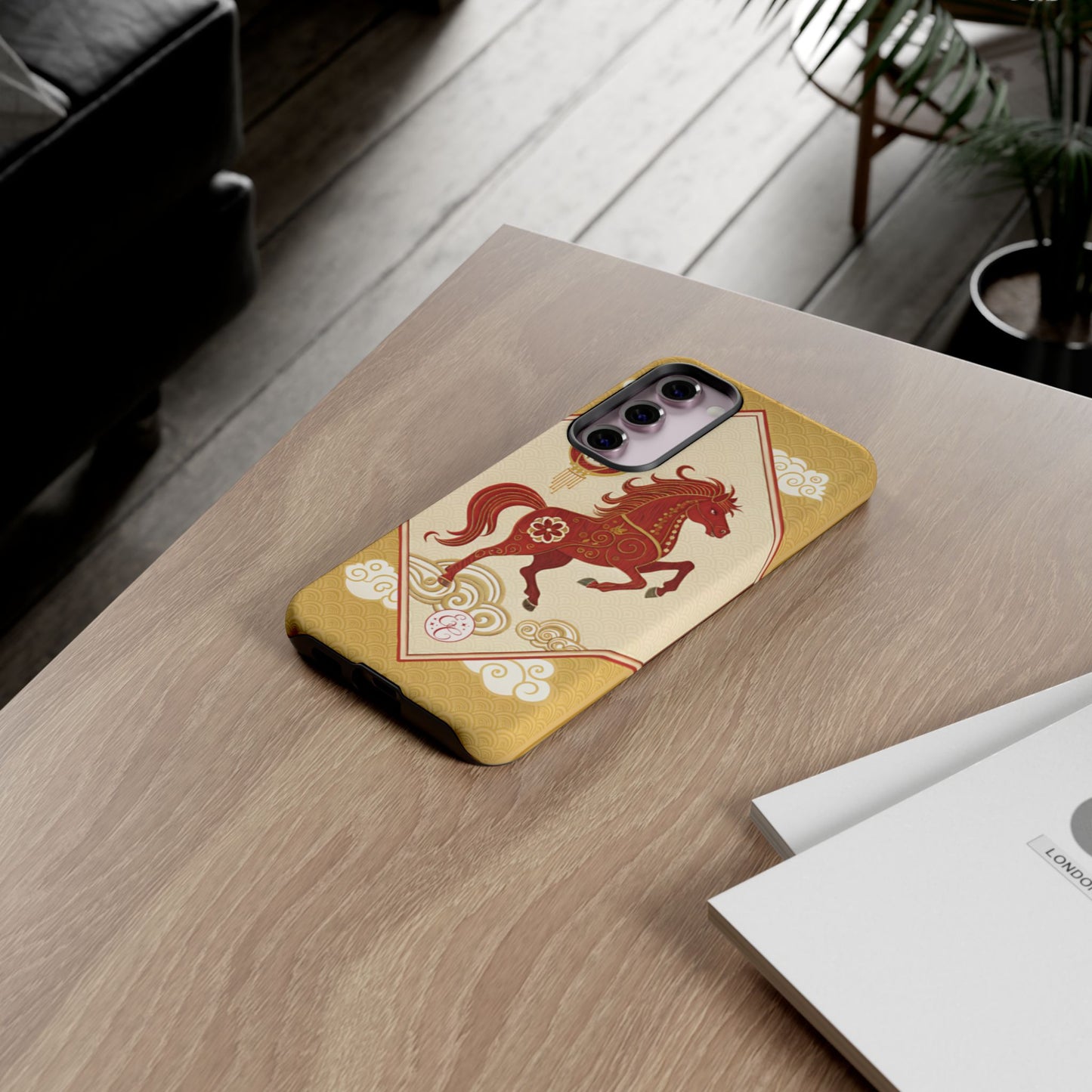 Chinese New Year Lucky Horse Tough Phone Case