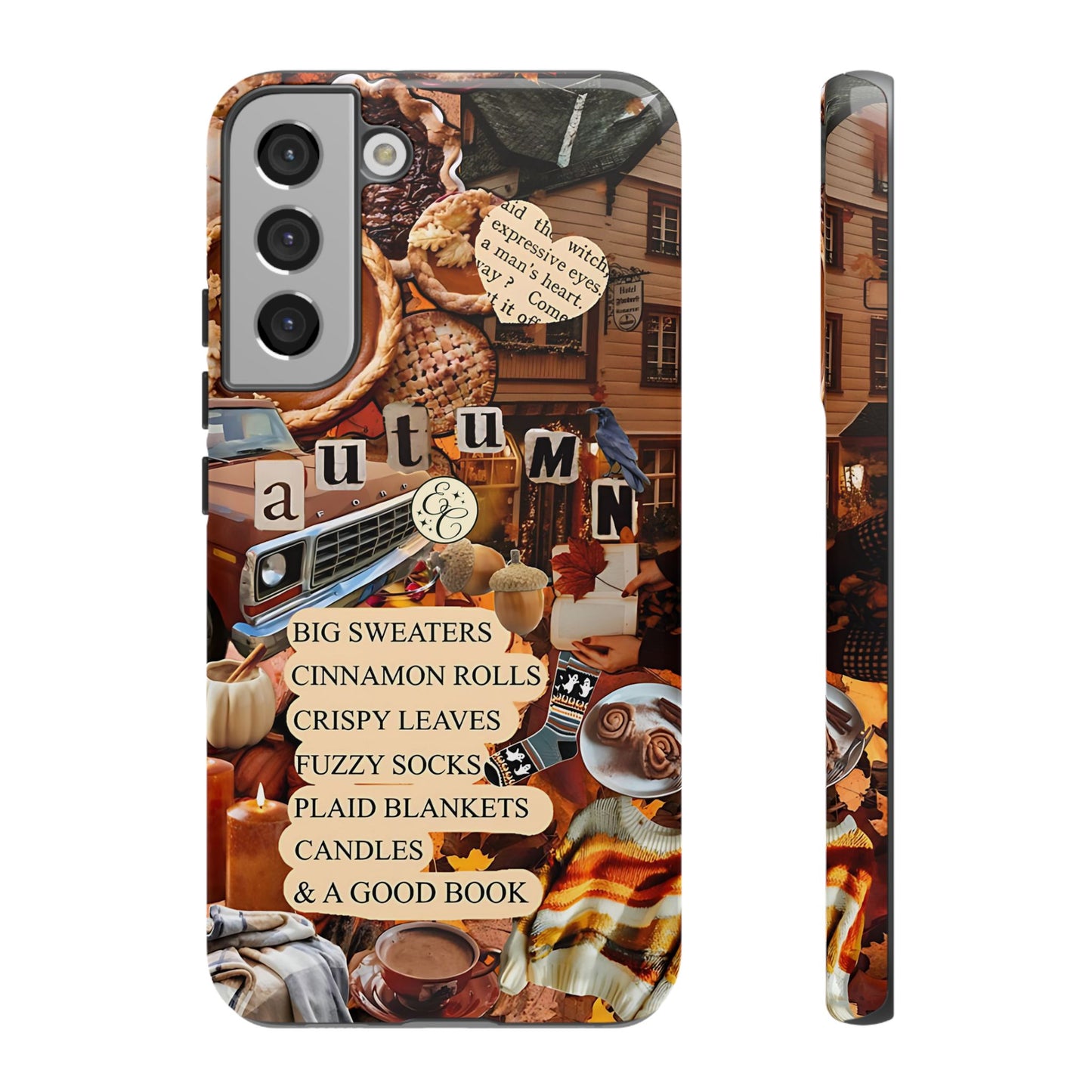 Autumn Aesthetic Collage Tough Phone Case