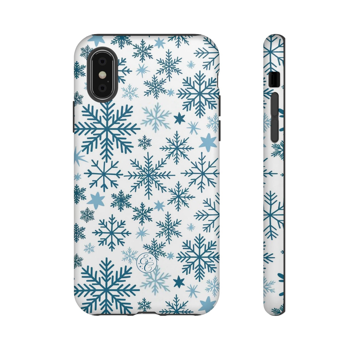 Winter Snowflakes Pattern Tough Phone Case