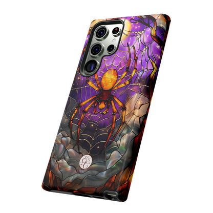 Stained Glass Spider Tough Phone Case