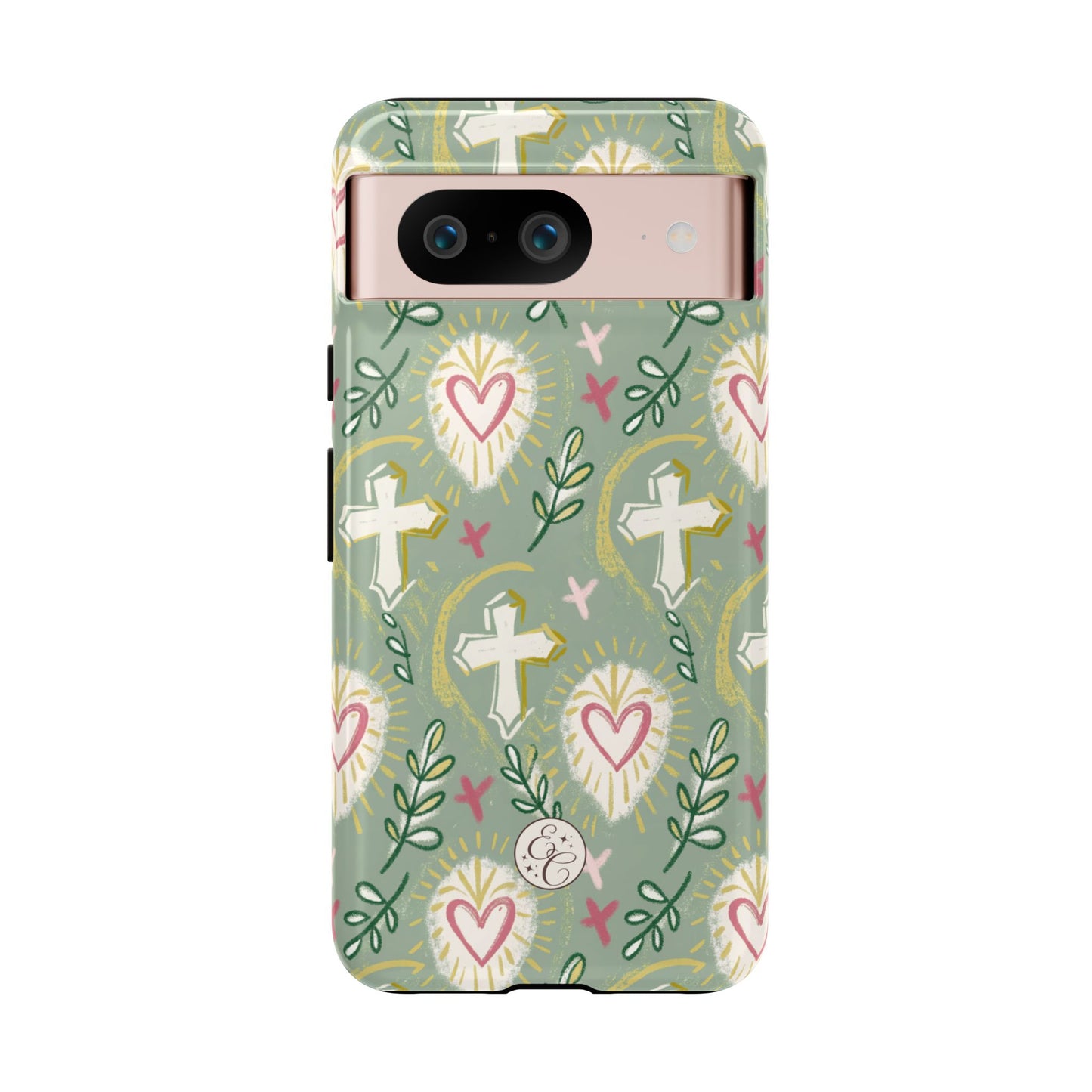 Christian Cross Boho Pattern Tough Phone Case