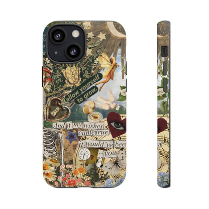 Vintage Cottage Collage Tough Phone Case