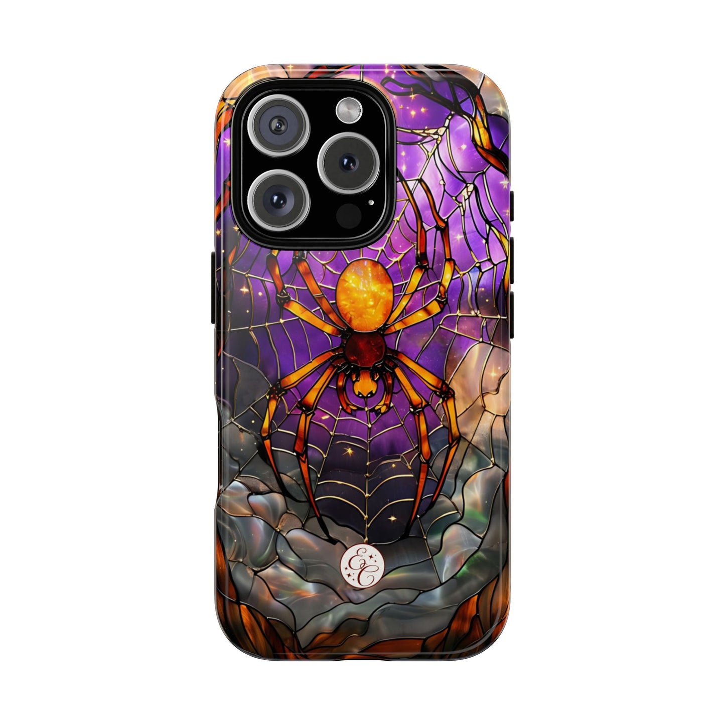 Stained Glass Spider Tough Phone Case