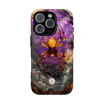 Stained Glass Spider Tough Phone Case