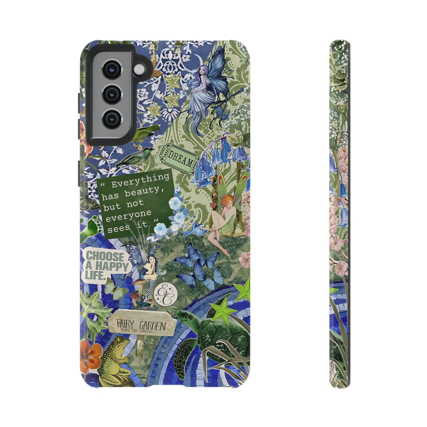 Fairy Garden Collage Tough Phone Case