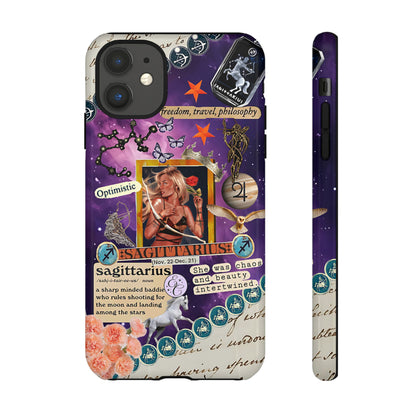 Sagittarius Zodiac Star Sign Tough Phone Case