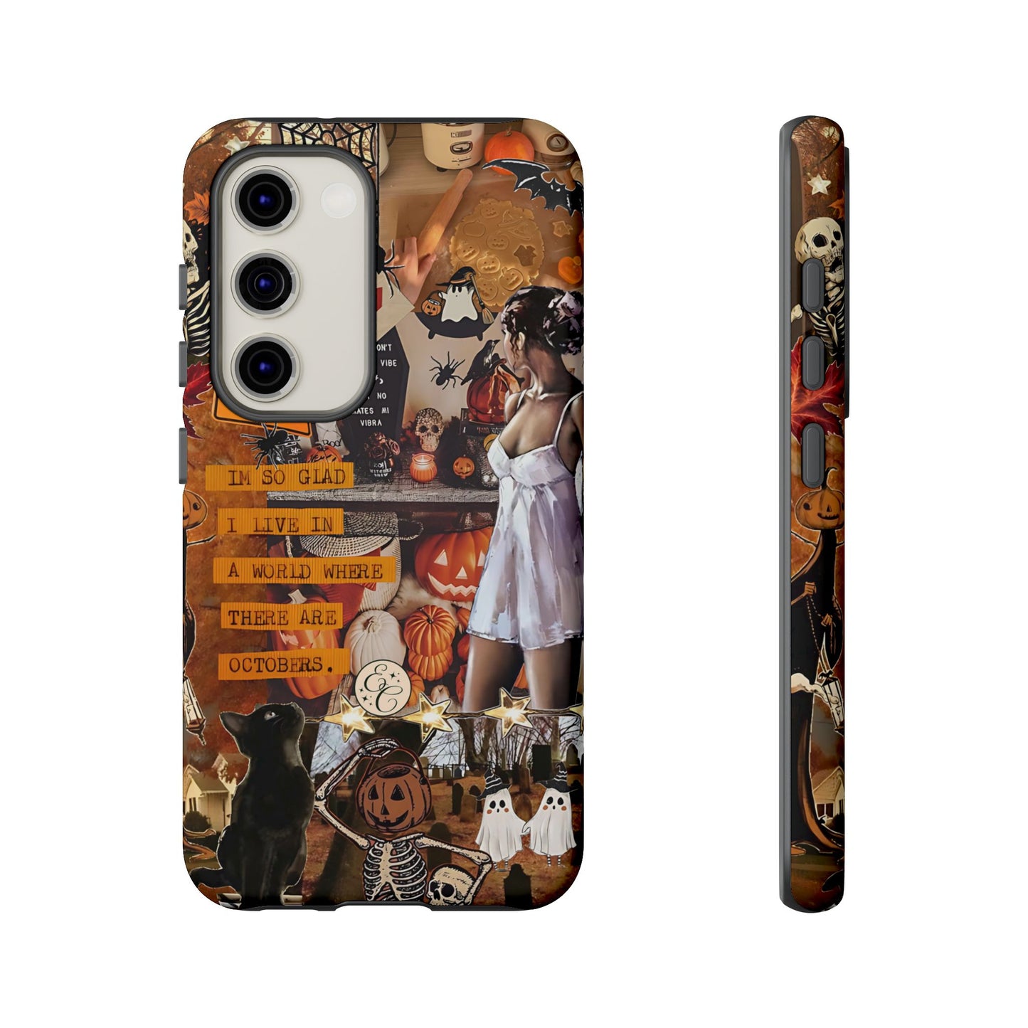 Halloween Aesthetic Collage Tough Phone Case