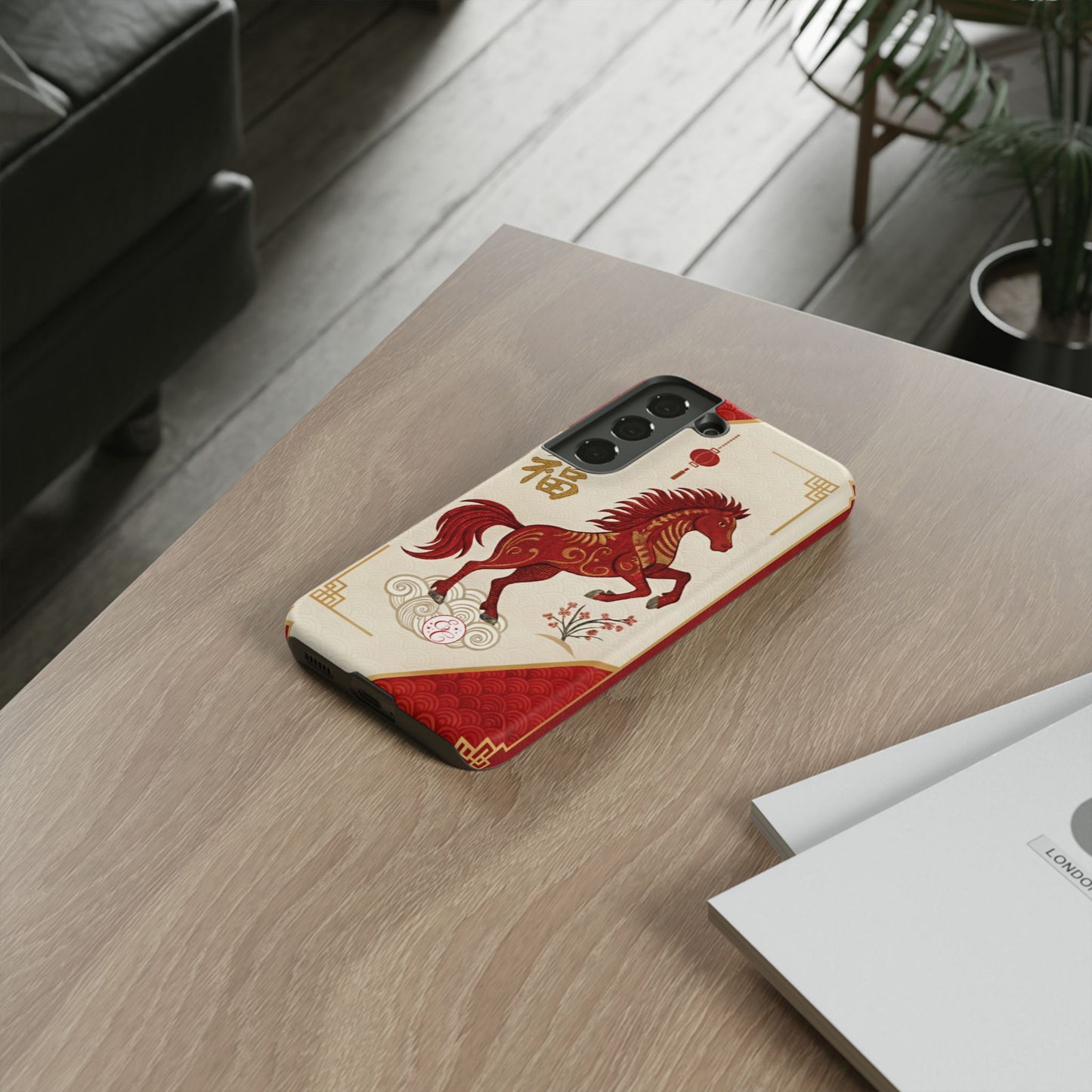 Chinese Zodiac Horse Tough Phone Case
