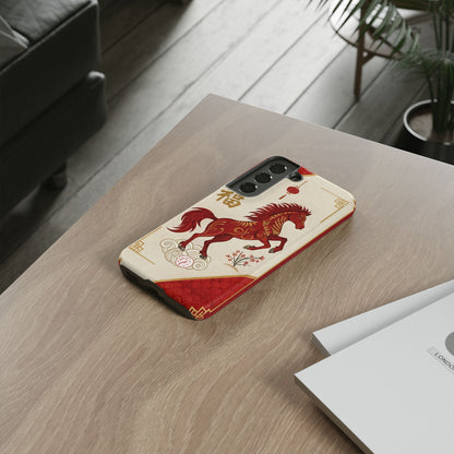 Chinese Zodiac Horse Tough Phone Case