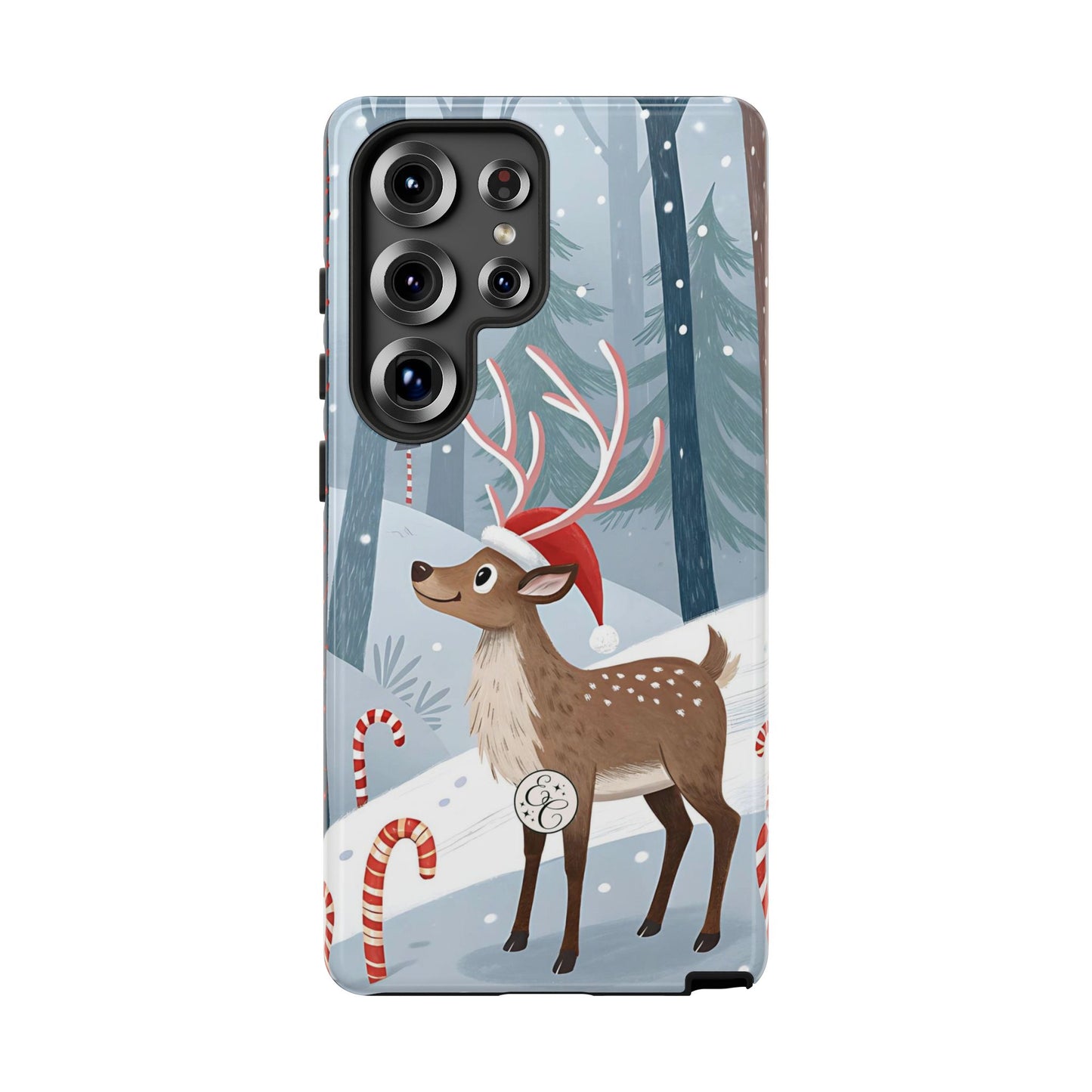 Reindeer in Winter Wonderland Tough Phone Case