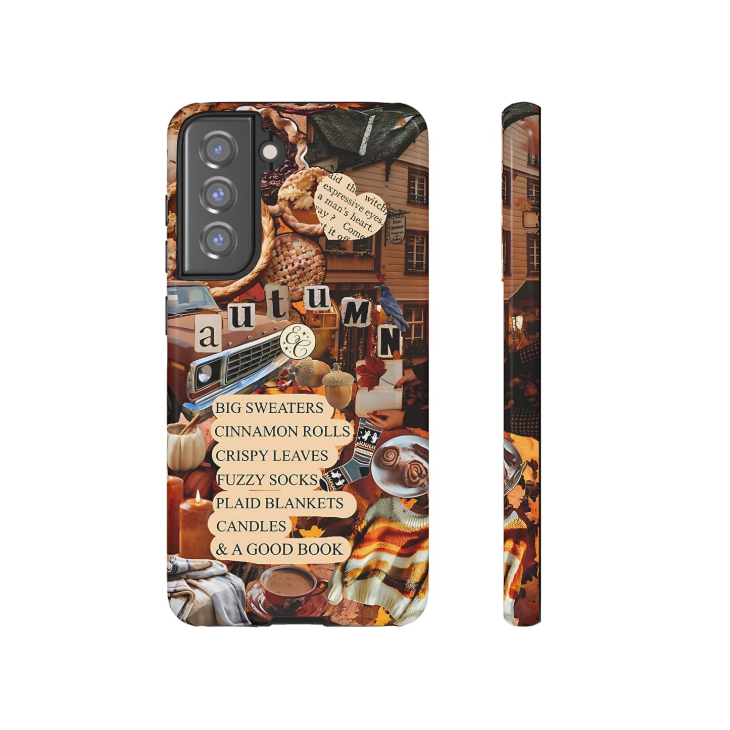 Autumn Aesthetic Collage Tough Phone Case