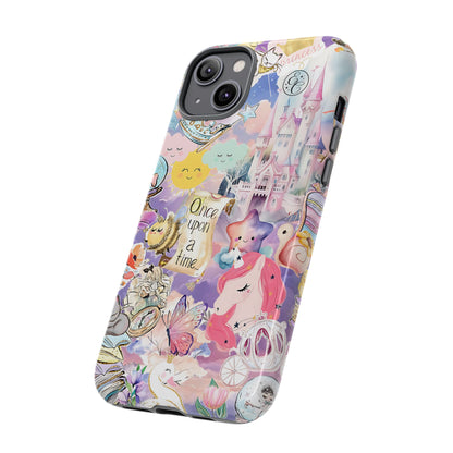 Whimsical Fairytale Collage Tough Phone Case