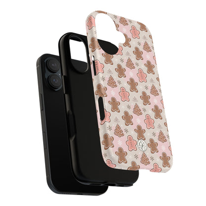 Gingerbread Men & Xmas Tree Pattern Phone Case