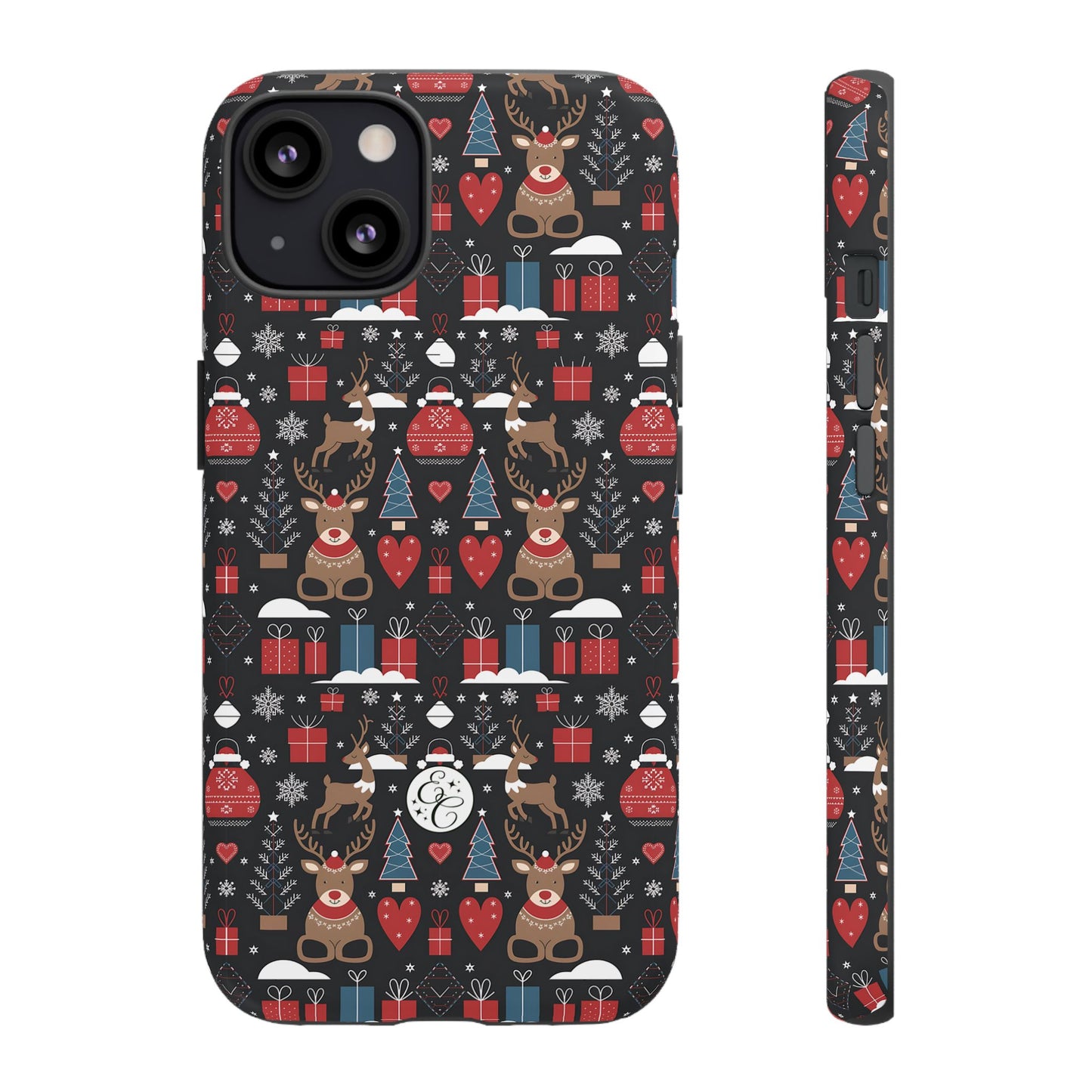 Christmas Holiday Pattern Tough Phone Case