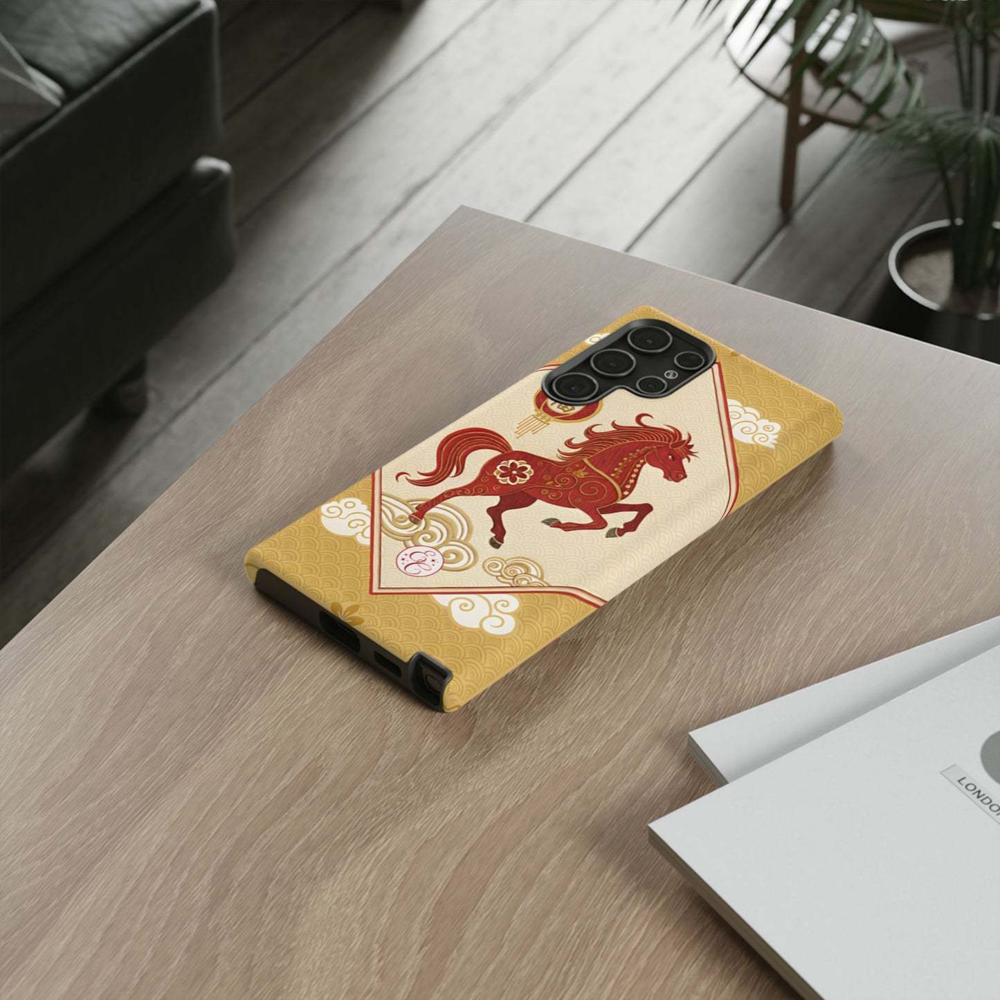 Chinese New Year Lucky Horse Tough Phone Case