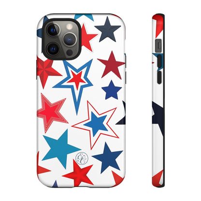 Patriotic Star Pattern Tough Phone Case