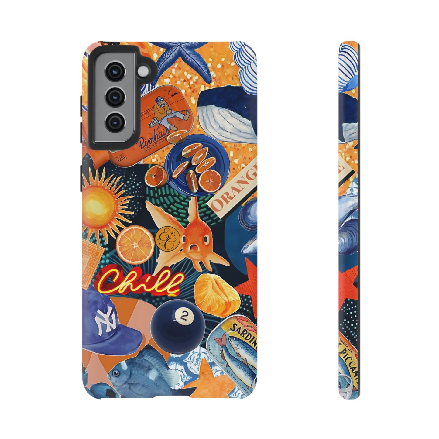 Nautical and Citrus Tough Phone Case