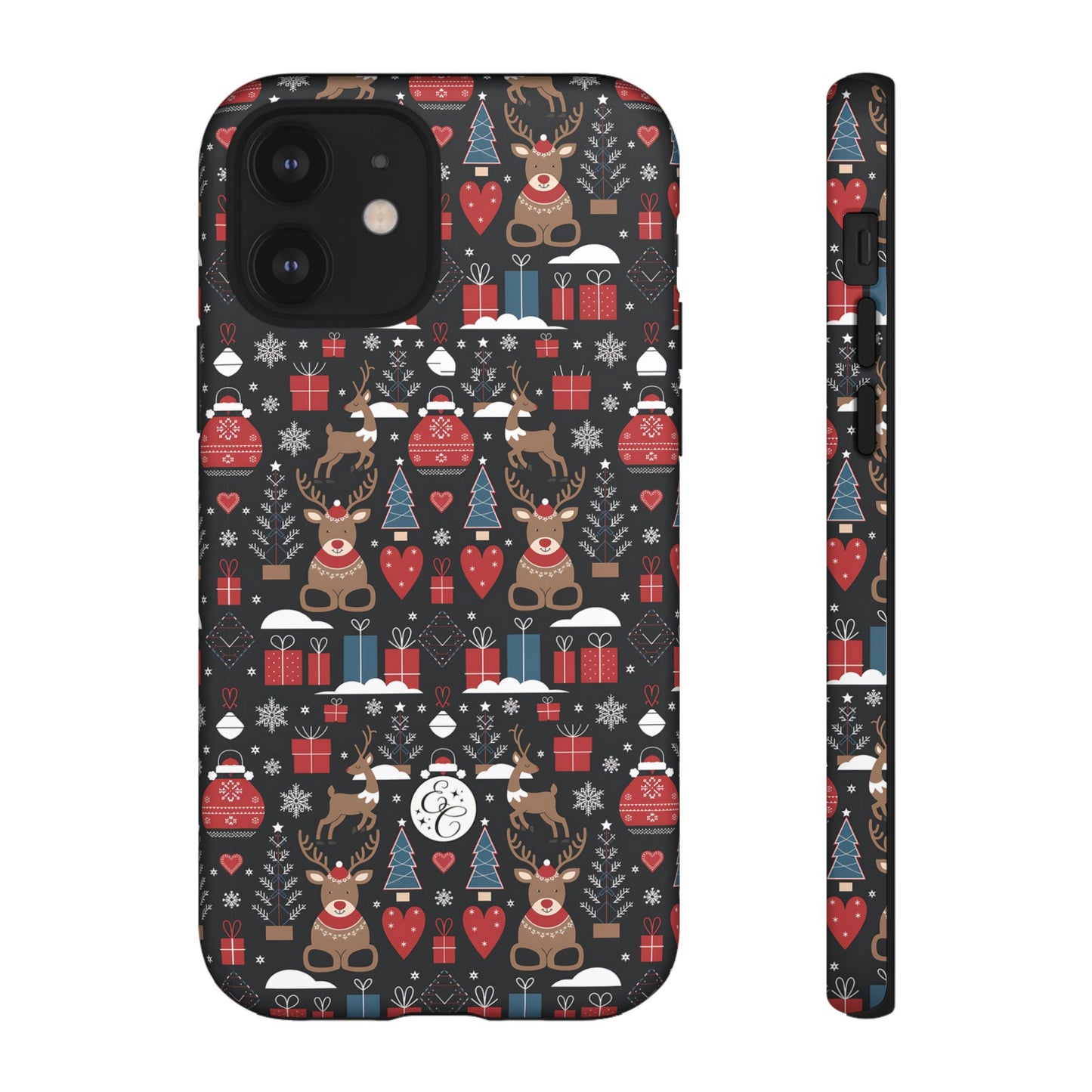 Christmas Holiday Pattern Tough Phone Case