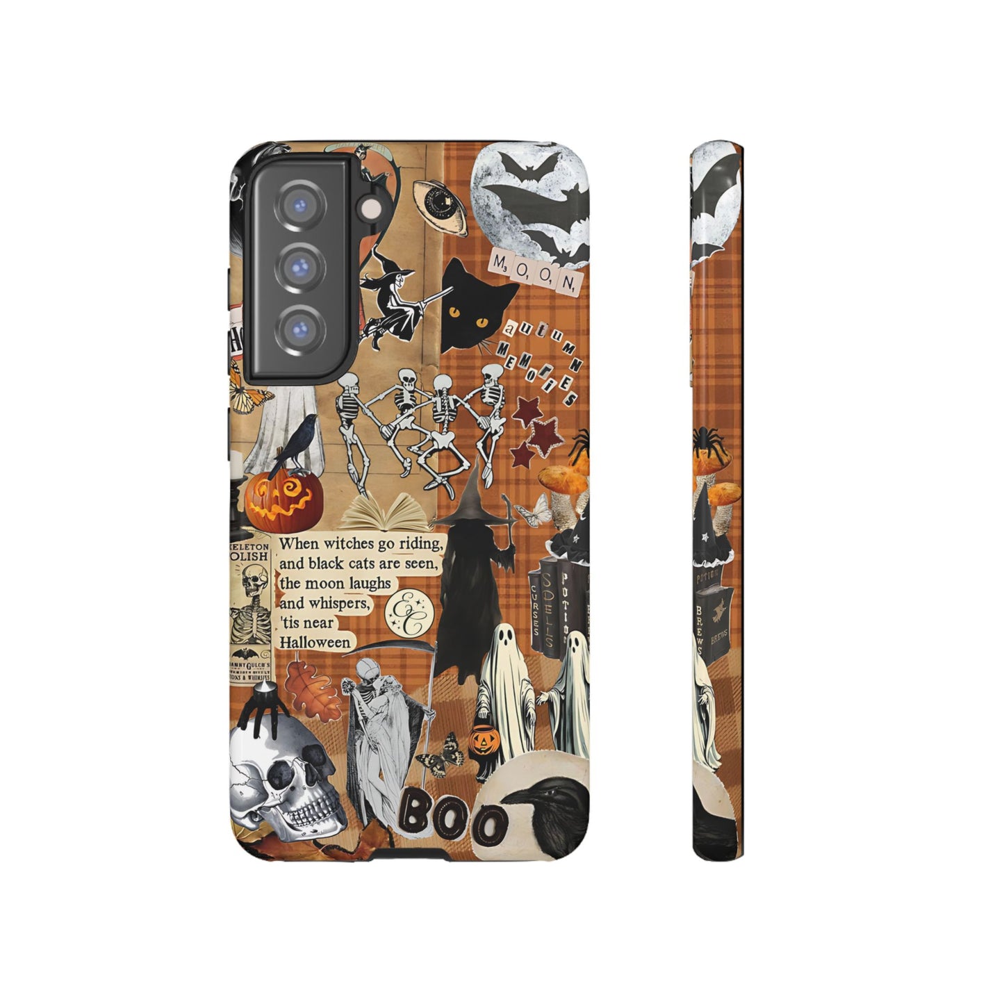 Halloween Spooky Collage Tough Phone Case