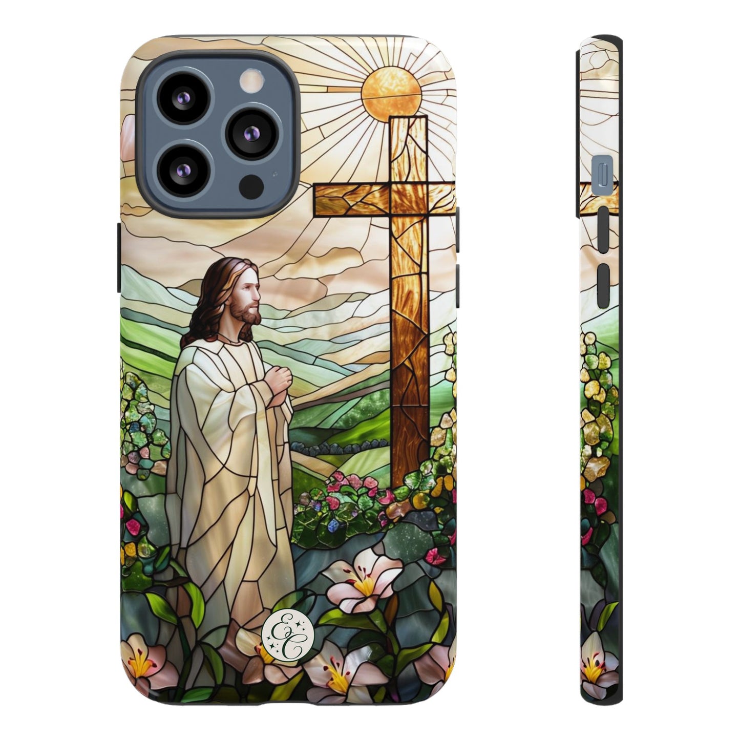 Jesus Stained Glass Tough Phone Case