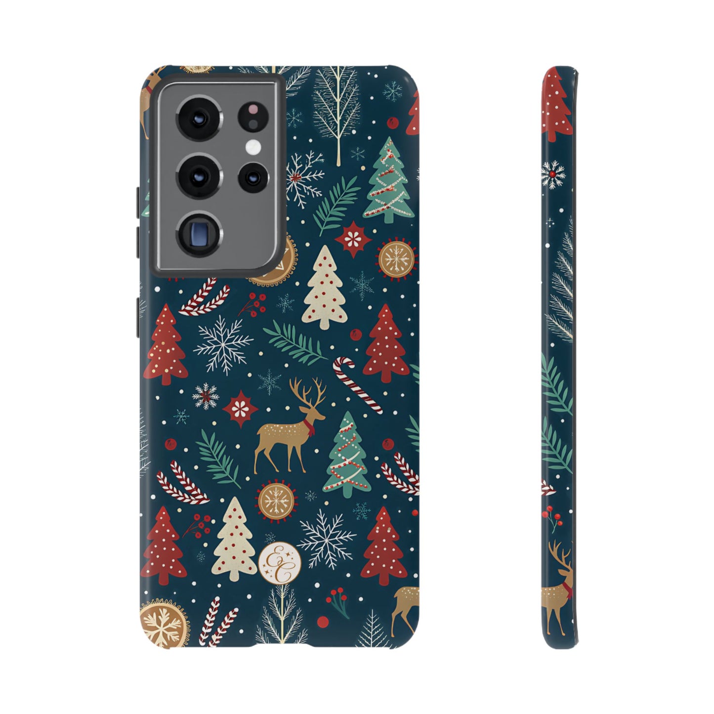 Christmas Holiday Pattern Tough Phone Case
