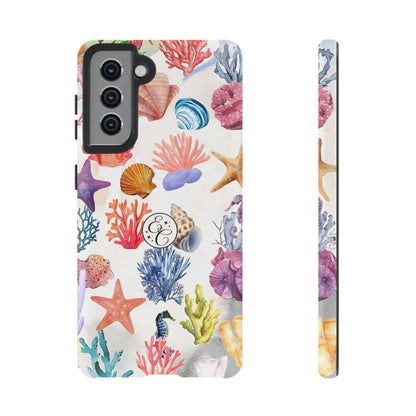 Coral & Sea Shells Tough Phone Case