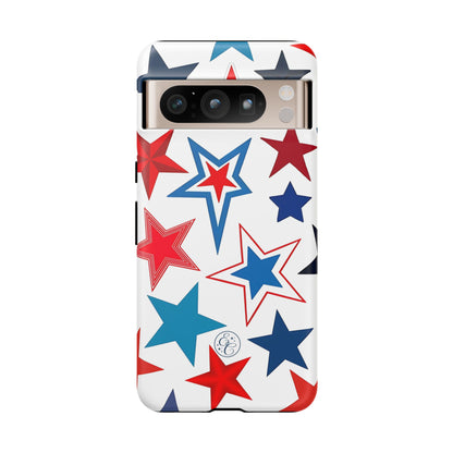 Patriotic Star Pattern Tough Phone Case