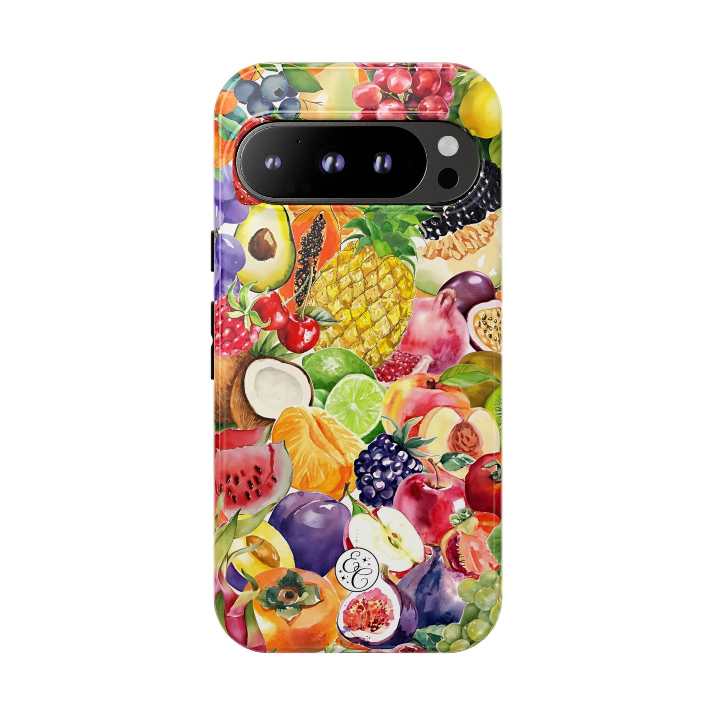 Colorful Fruits Collage Tough Phone Case