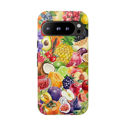 Colorful Fruits Collage Tough Phone Case