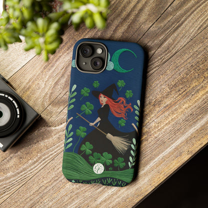Irish Witch’s Moonlit Stroll Tough Phone Case