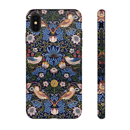 William Morris Strawberry Thief Tough Phone Case