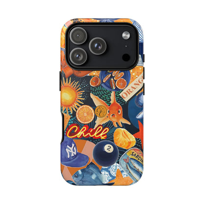 Nautical and Citrus Tough Phone Case