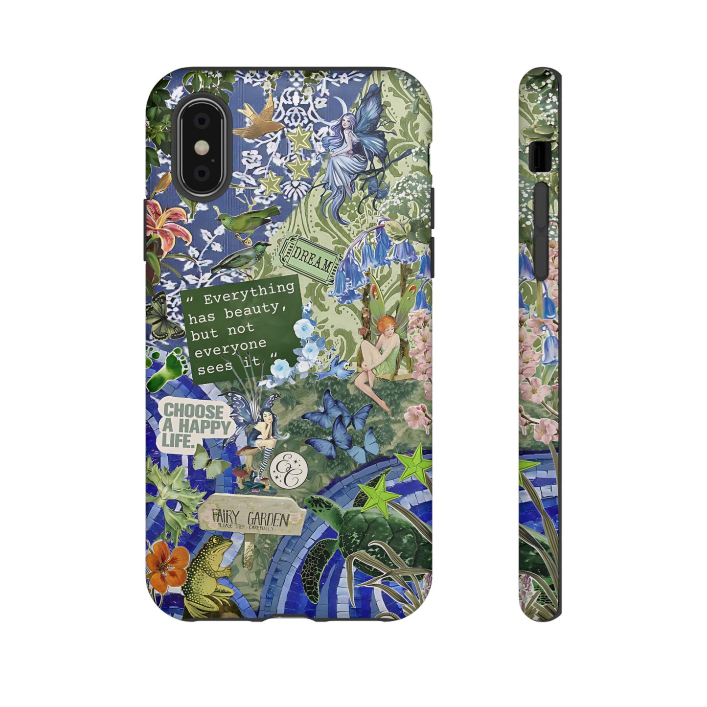 Fairy Garden Collage Tough Phone Case