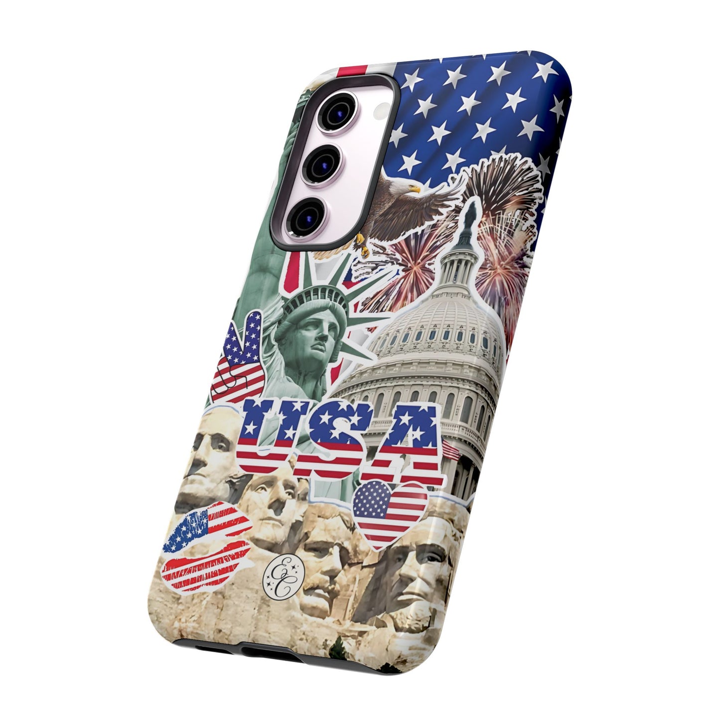 Patriotic USA Collage Tough Phone Case
