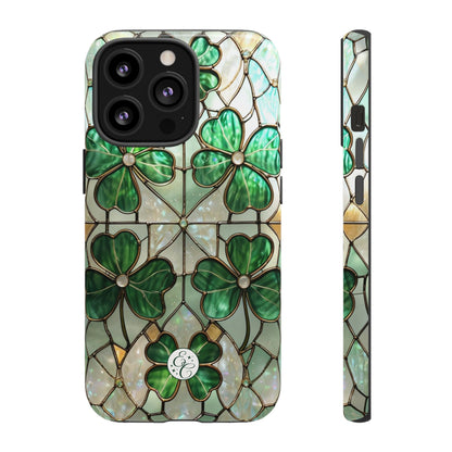 Stained Glass Clover Tough Phone Case