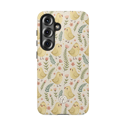 Vintage Floral Chick Pattern Tough Phone Case