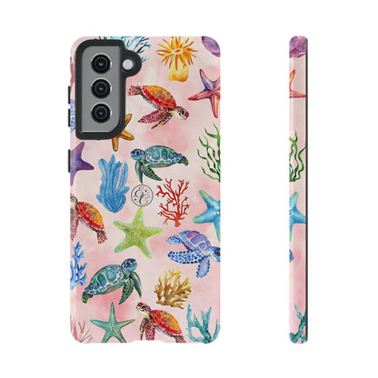 Colorful Marine Life Tough Phone Case