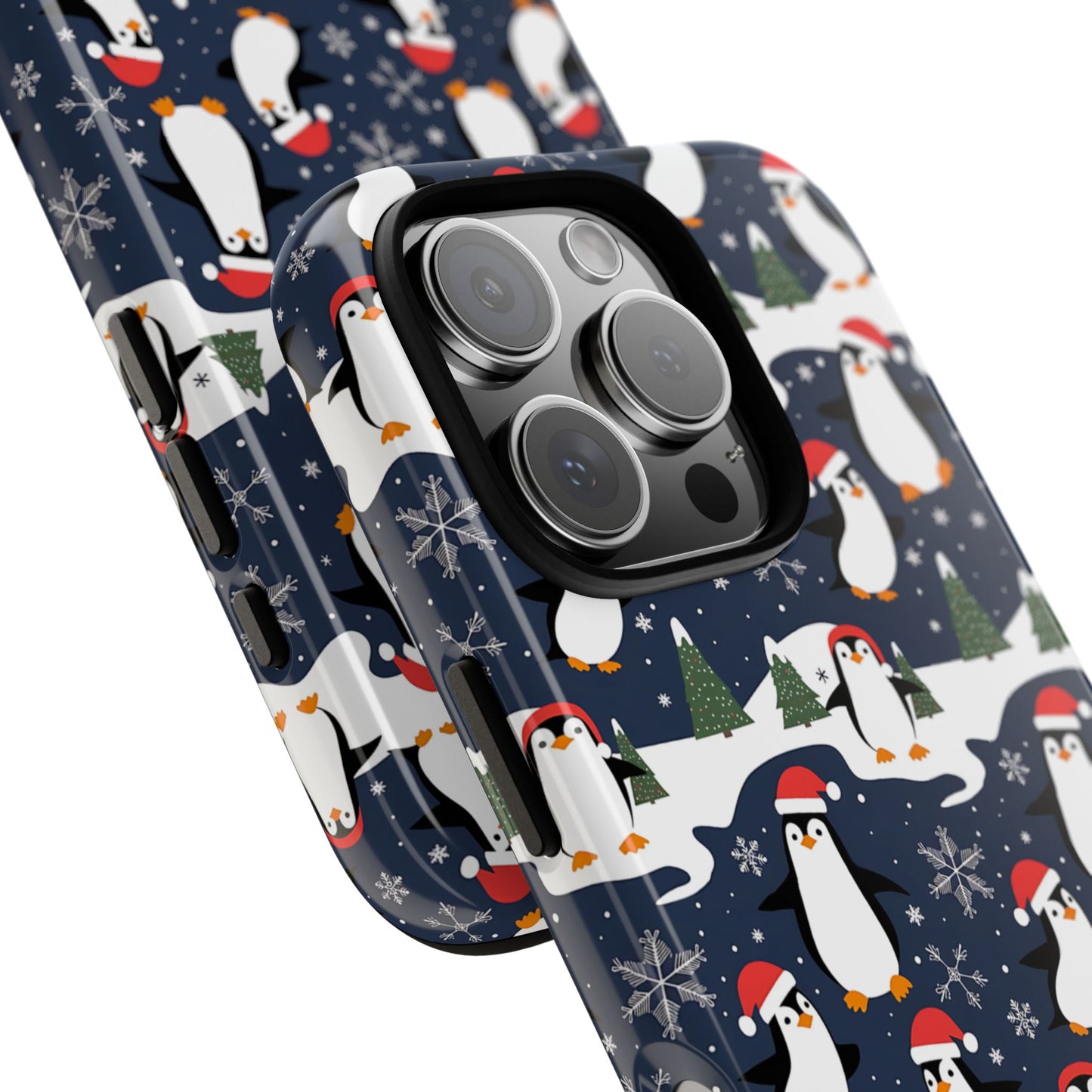 Cute Penguin Christmas Pattern Tough Phone Case