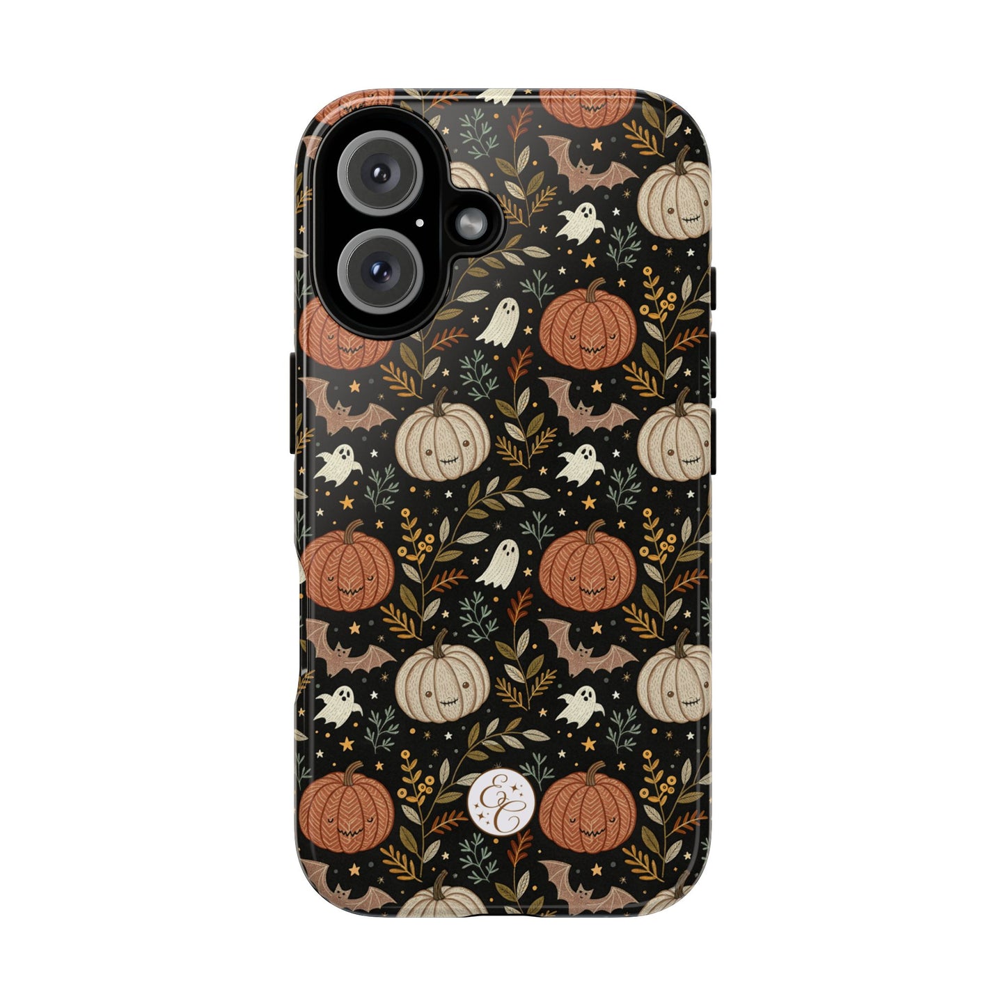Spooky Halloween Boho Pattern Tough Phone Case