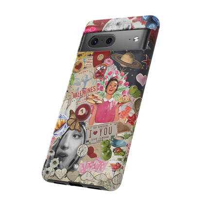 Retro Aesthetic Collage Art Tough Phone Case